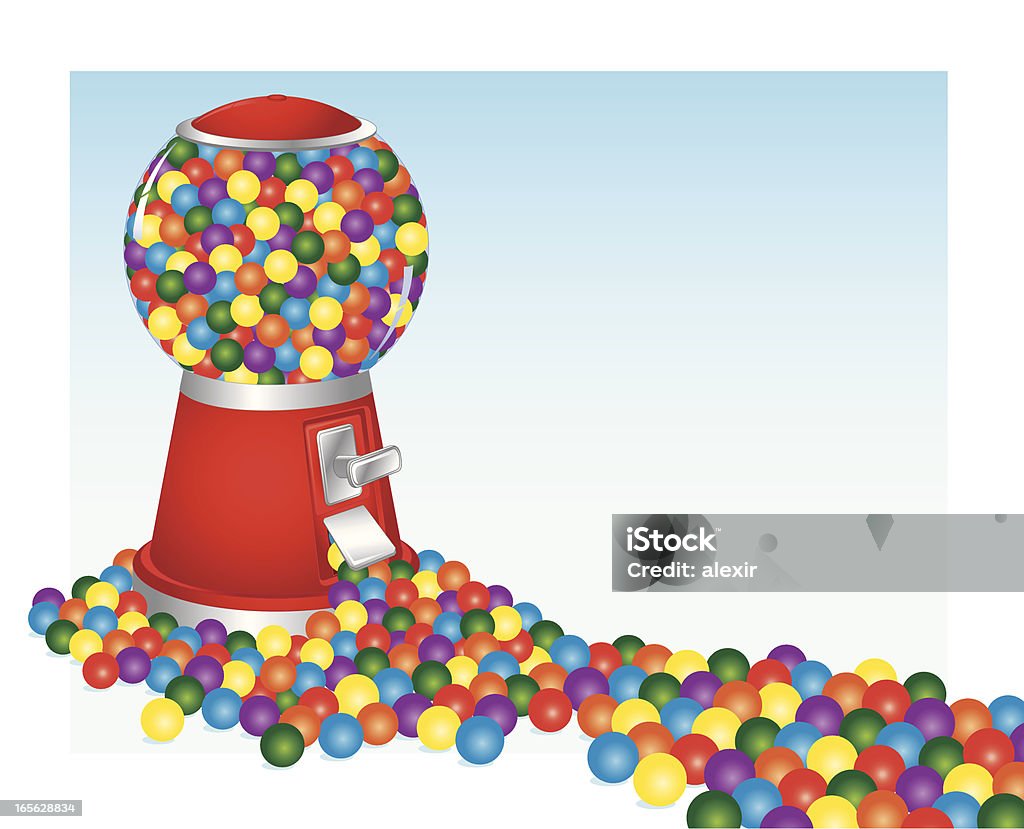 Bubble Gum Bonanza - Grafika wektorowa royalty-free (Automat z gumami do żucia)