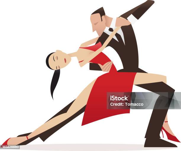 Ilustración de Tango Pareja y más Vectores Libres de Derechos de Bailar - Bailar, Tango - Baile, Parejas