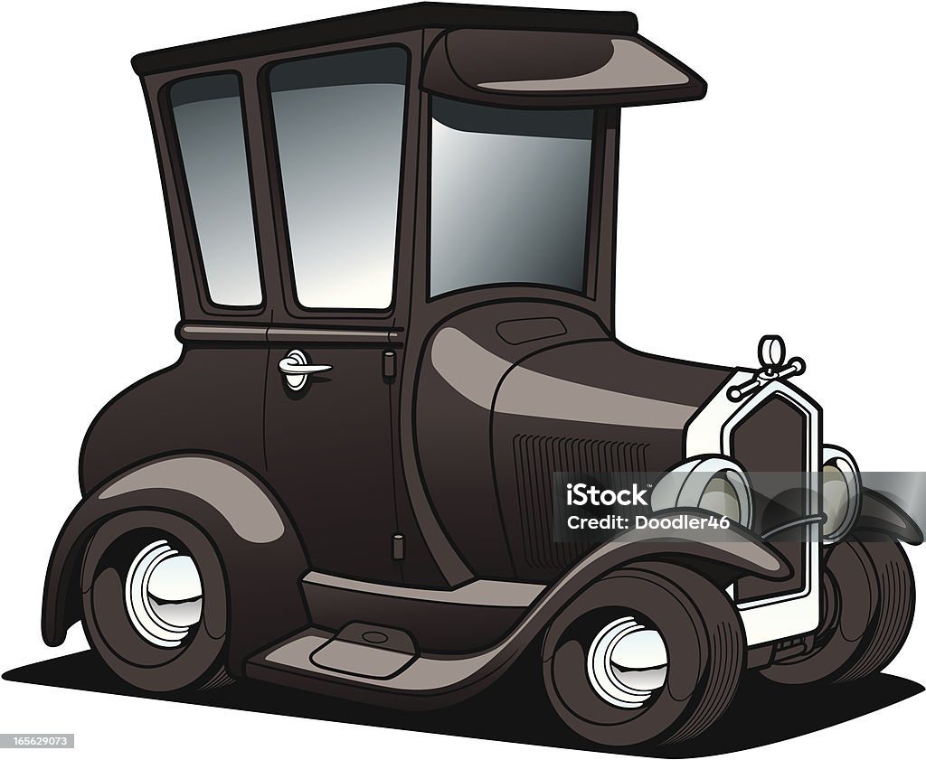 cartoon Classic car Cartoon classic car created in Adobe Illustrator. Car stock vector