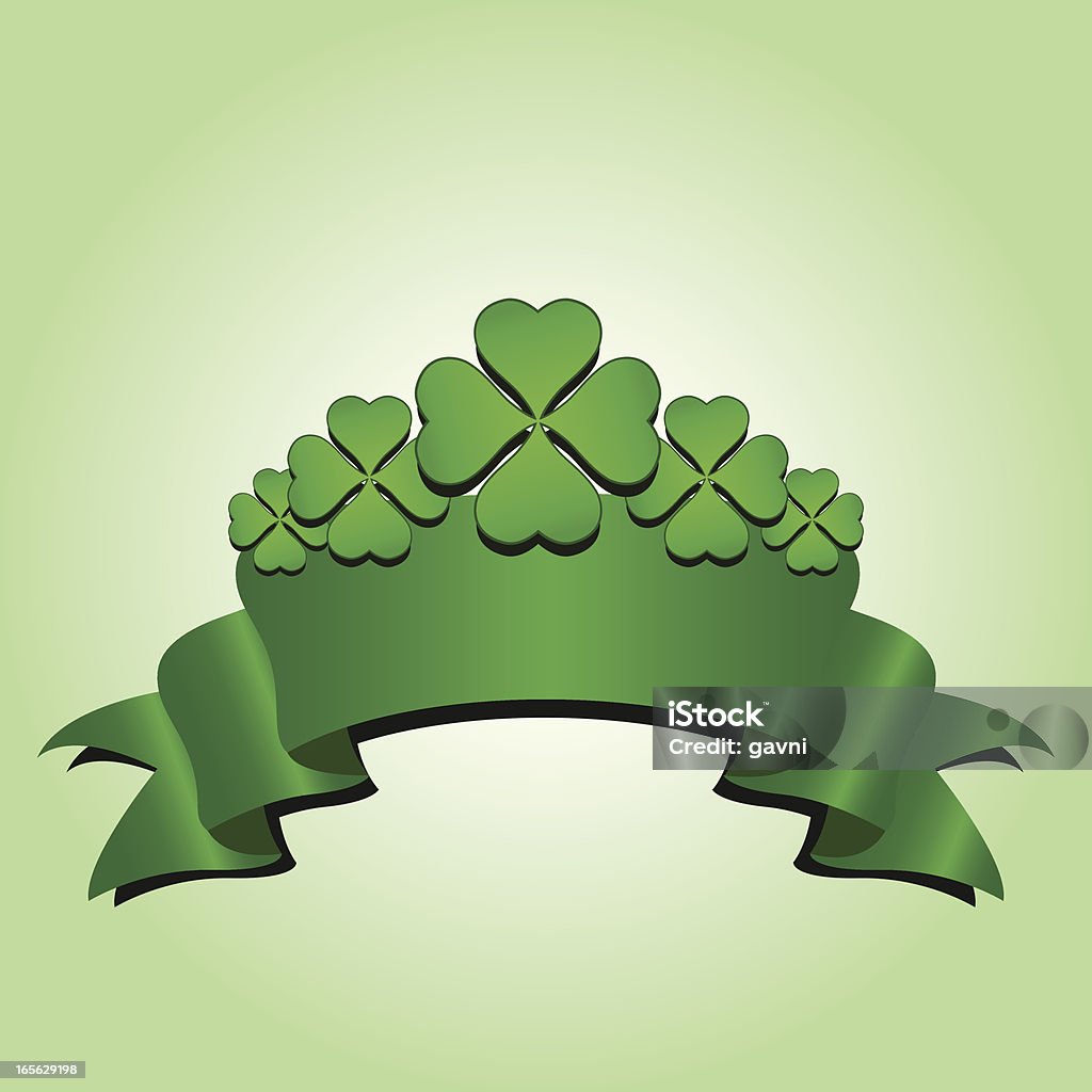 Arrière-plans de la Saint-Patrick - clipart vectoriel de Feuille libre de droits