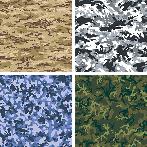 350+ Us Army Camouflage Pattern Stock Illustrations, Royalty-Free ...