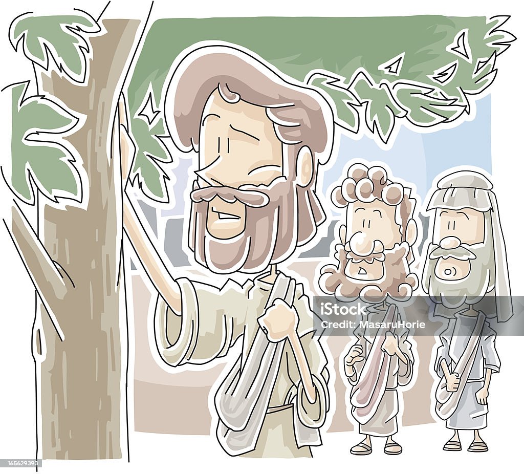 The fig tree with no fruit "Matthew 21:18-22," Fig Tree stock vector