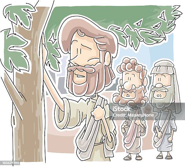 The Fig Tree With No Fruit Stock Illustration - Download Image Now - Fig Tree, Bible, Jesus Christ