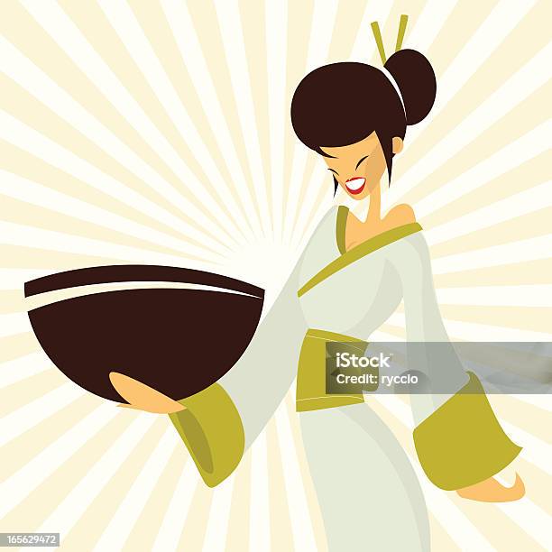 Japanese Woman Stock Illustration - Download Image Now - Adult, Adults Only, Asian Culture