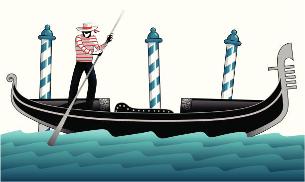 illustrations, cliparts, dessins animés et icônes de gondolieri - gondolier