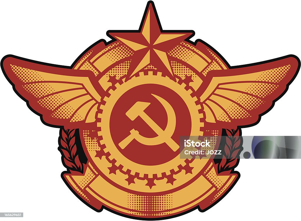 Godło Radziecki - Grafika wektorowa royalty-free (Komunizm)