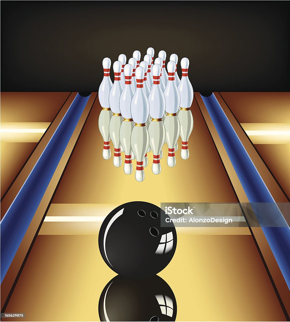 Ten Pin Bowling Stock Illustration - Download Image Now - Backgrounds