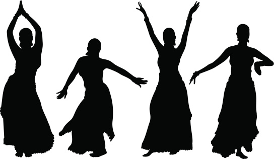Belly Dancers Silhouette