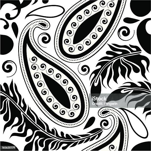 Wzór Paisley - Stockowe grafiki wektorowe i więcej obrazów Seamless pattern - Seamless pattern, Abstrakcja, Bez ludzi