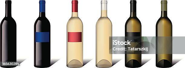 와인 병을 와인병에 대한 스톡 벡터 아트 및 기타 이미지 - 와인병, 컷아웃, 0명