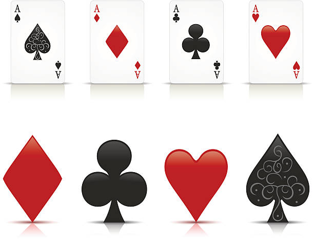 ilustrações, clipart, desenhos animados e ícones de a aces - ace of spades