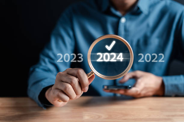 istock Loading progress from 2023 to 2024 to countdown merry christmas and happy new year, Planning and challenge strategy in new year 2024 Concept. 1656303518