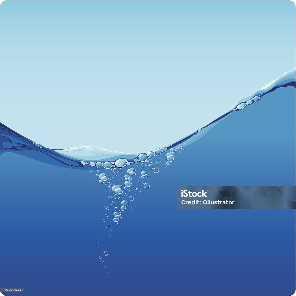 Blue vague - clipart vectoriel de Abstrait libre de droits