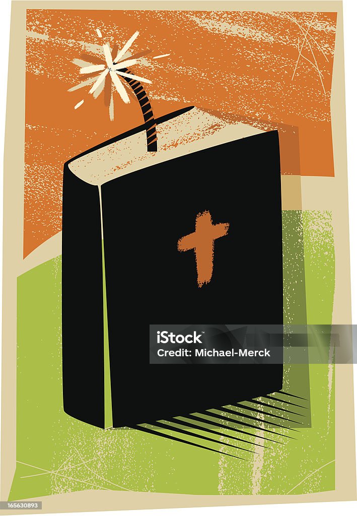 Exploding Bible Explosive Book Stock Illustration - Download Image Now - Bible, Reading ...