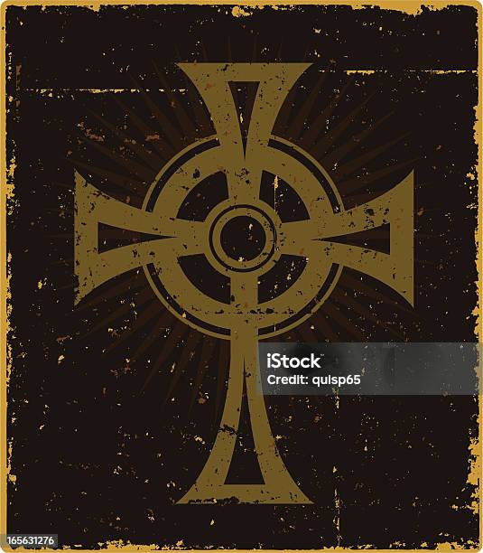 Cruz Celta - Arte vetorial de stock e mais imagens de Arruinado - Arruinado, Catolicismo, Conceito