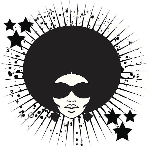 afro-stil - afro women african descent silhouette stock-grafiken, -clipart, -cartoons und -symbole