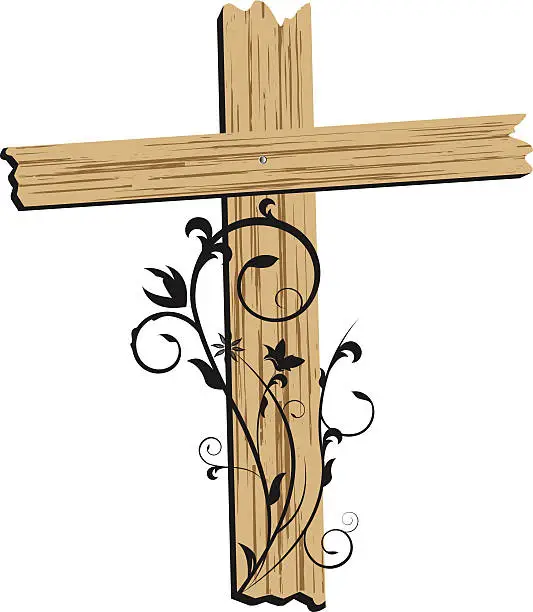 Vector illustration of cross