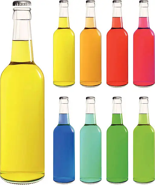 Vector illustration of Soda Bottles