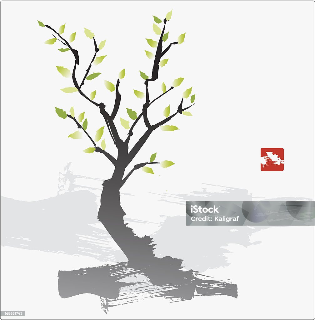 Piccolo albero - arte vettoriale royalty-free di Albero