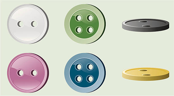 Clothing_buttons - Illustration vectorielle