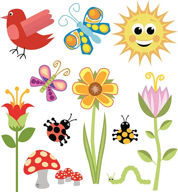 Vector illustration of Springtime