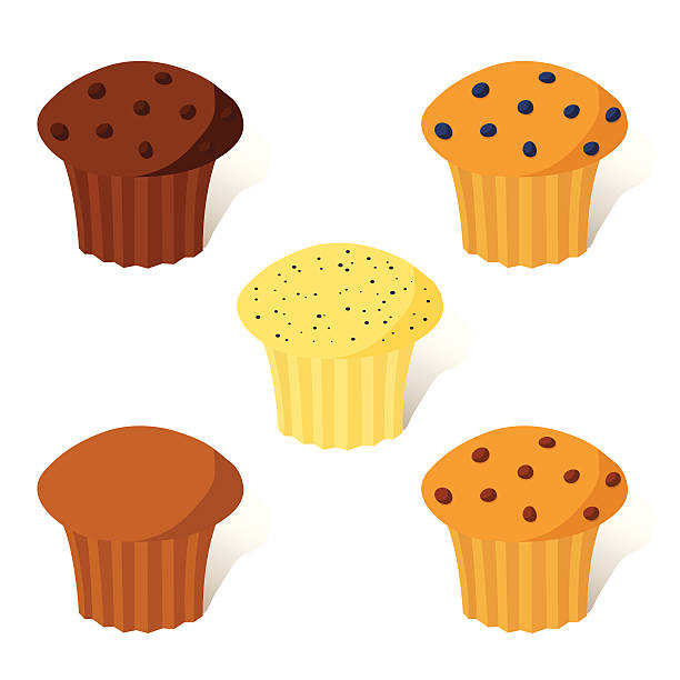 illustrations, cliparts, dessins animés et icônes de muffins - poppy seed illustrations