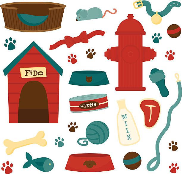 illustrazioni stock, clip art, cartoni animati e icone di tendenza di prodotti per animali domestici - yarn ball