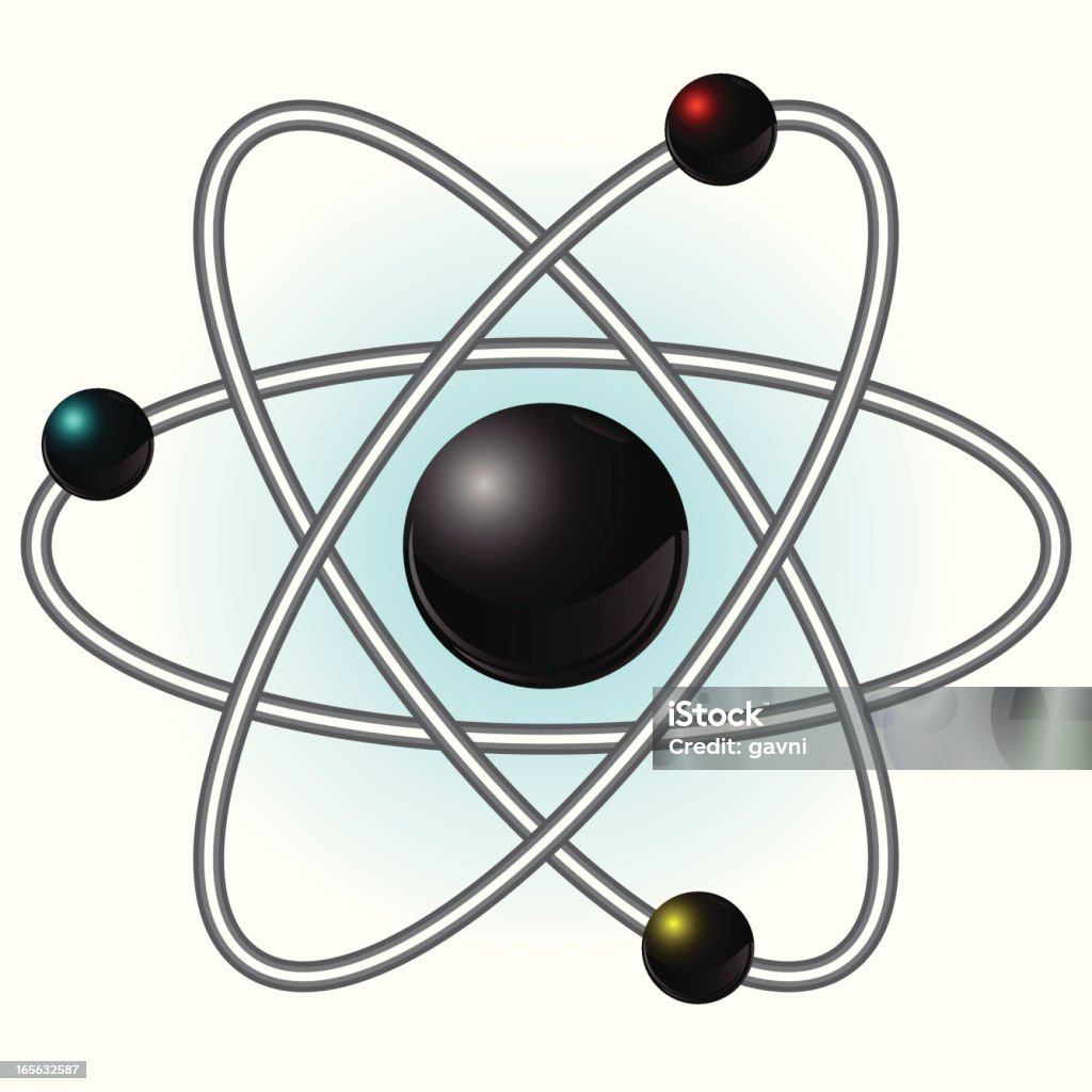 atom - arte vectorial de Ciencia libre de derechos