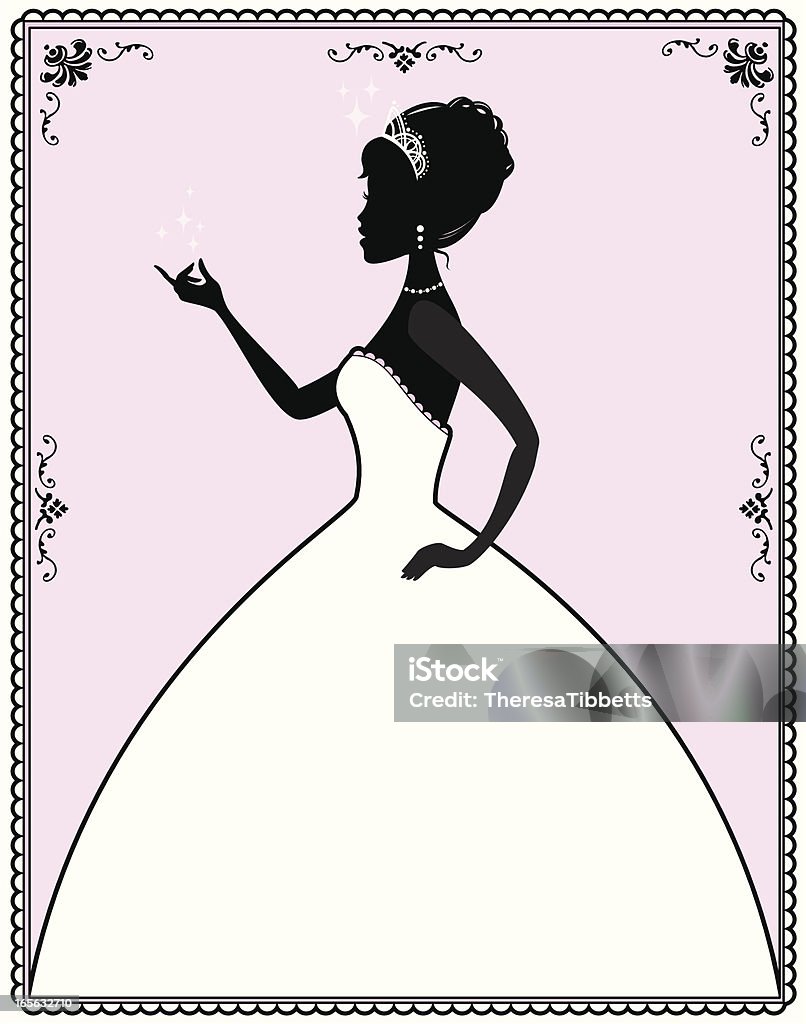 Girly Princess A perfect girly princess, ideal for wedding invitations. Click below for more love and marriage images Tiara stock vector