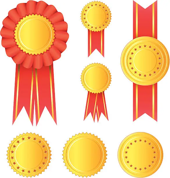 Vector illustration of Awards