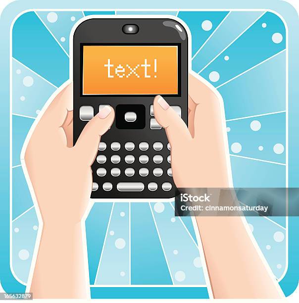 Sms Stock Vektor Art und mehr Bilder von Tippen - Tippen, SMS, Computer