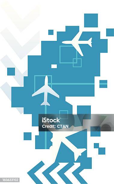 Samolot Koncepcja - Stockowe grafiki wektorowe i więcej obrazów Bez ludzi - Bez ludzi, Białe tło, Clip Art
