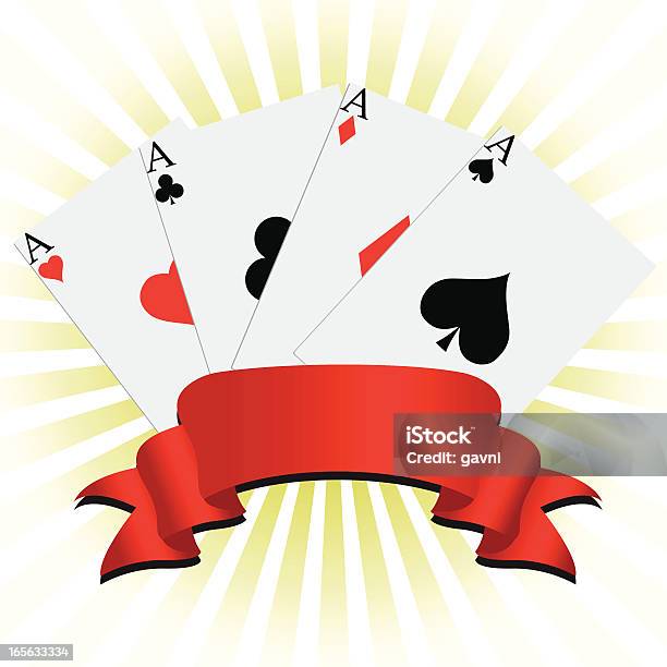 Pokerkarten Stock Vektor Art und mehr Bilder von Chance - Chance, Comic - Kunstwerk, Diamantförmig
