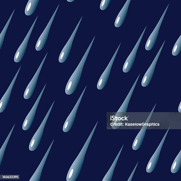 Nahtlose Fliesen Regen Muster Stock Vektor Art und mehr Bilder von Bildhintergrund - Bildhintergrund, Blau, Comic - Kunstwerk