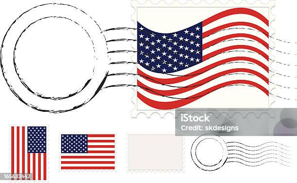 소인 우표 세트 칠레식 포석 및 추가 공백 우표에 대한 스톡 벡터 아트 및 기타 이미지 - 우표, 미국, 기