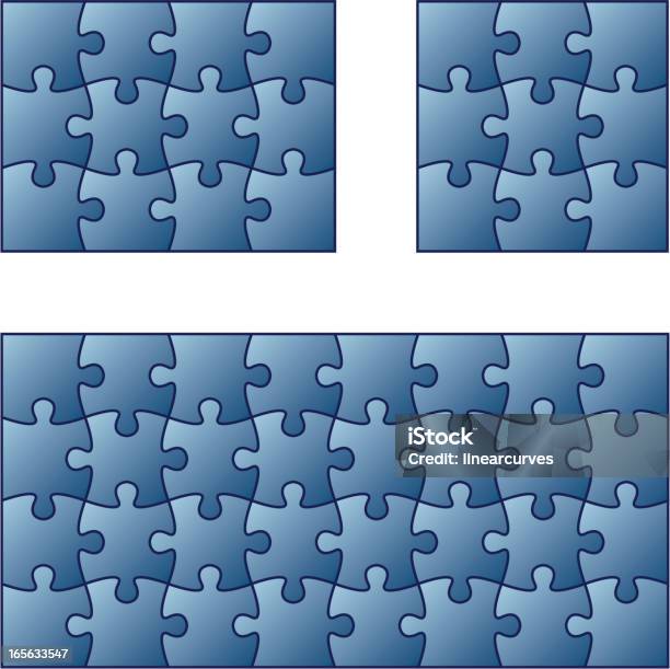 Puzzles Vecteurs libres de droits et plus d'images vectorielles de Illustration - Illustration, Jeu de logique, Pièce de puzzle