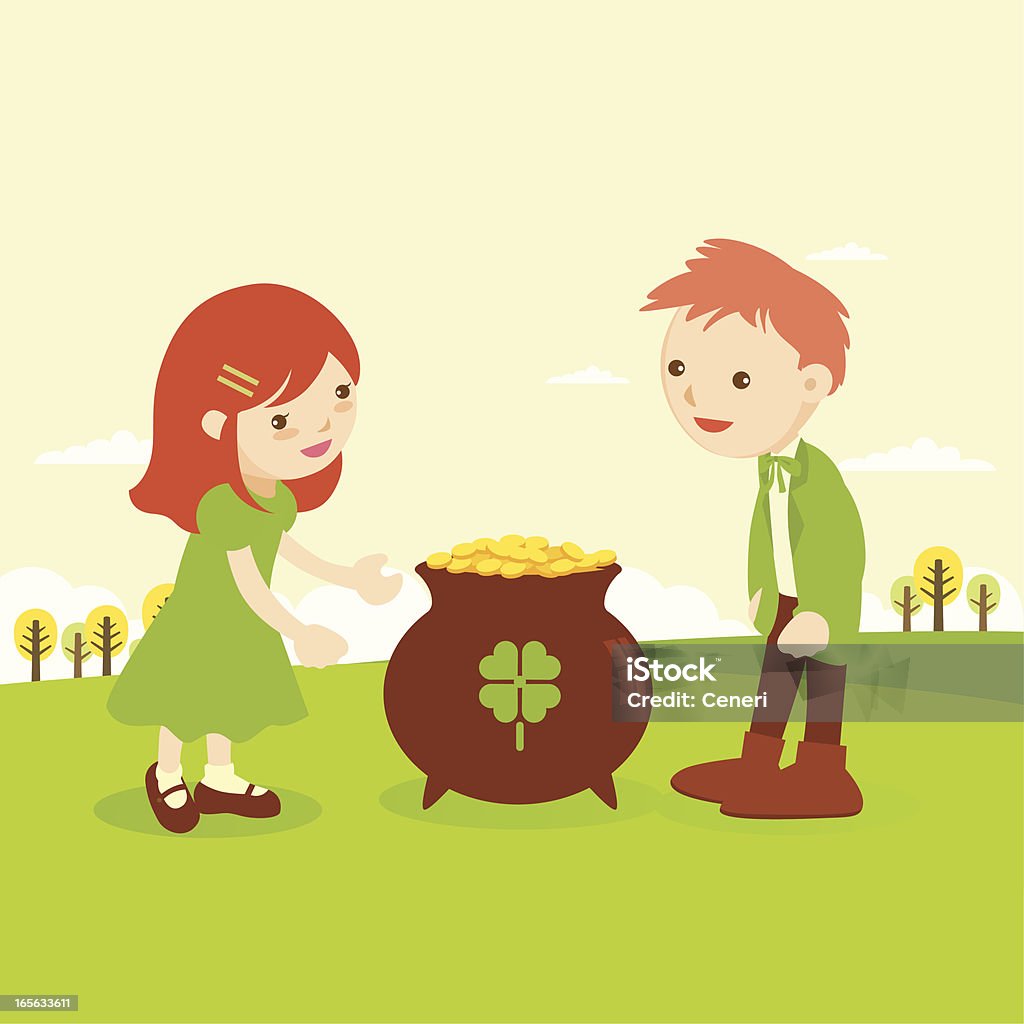 Fête de la Saint Patrick - clipart vectoriel de Champ libre de droits