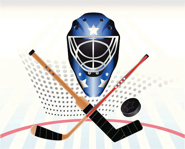Vector illustration of Hockey Power