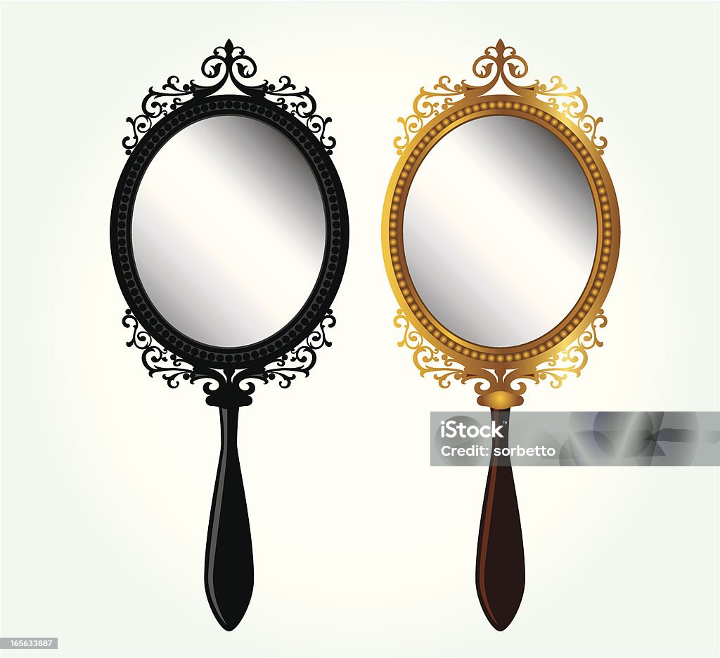 Espejo para maquillarse - arte vectorial de Espejo libre de derechos
