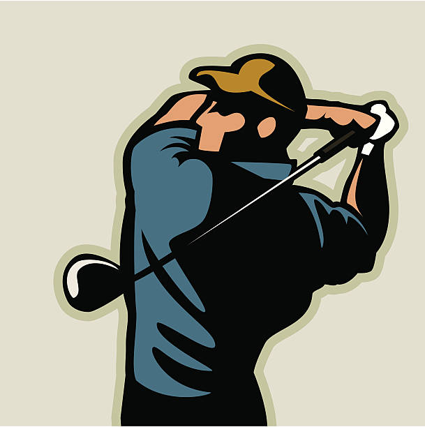 ilustrações, clipart, desenhos animados e ícones de golf golfe - michael