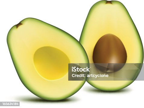 istock Avocado sliced 165634184