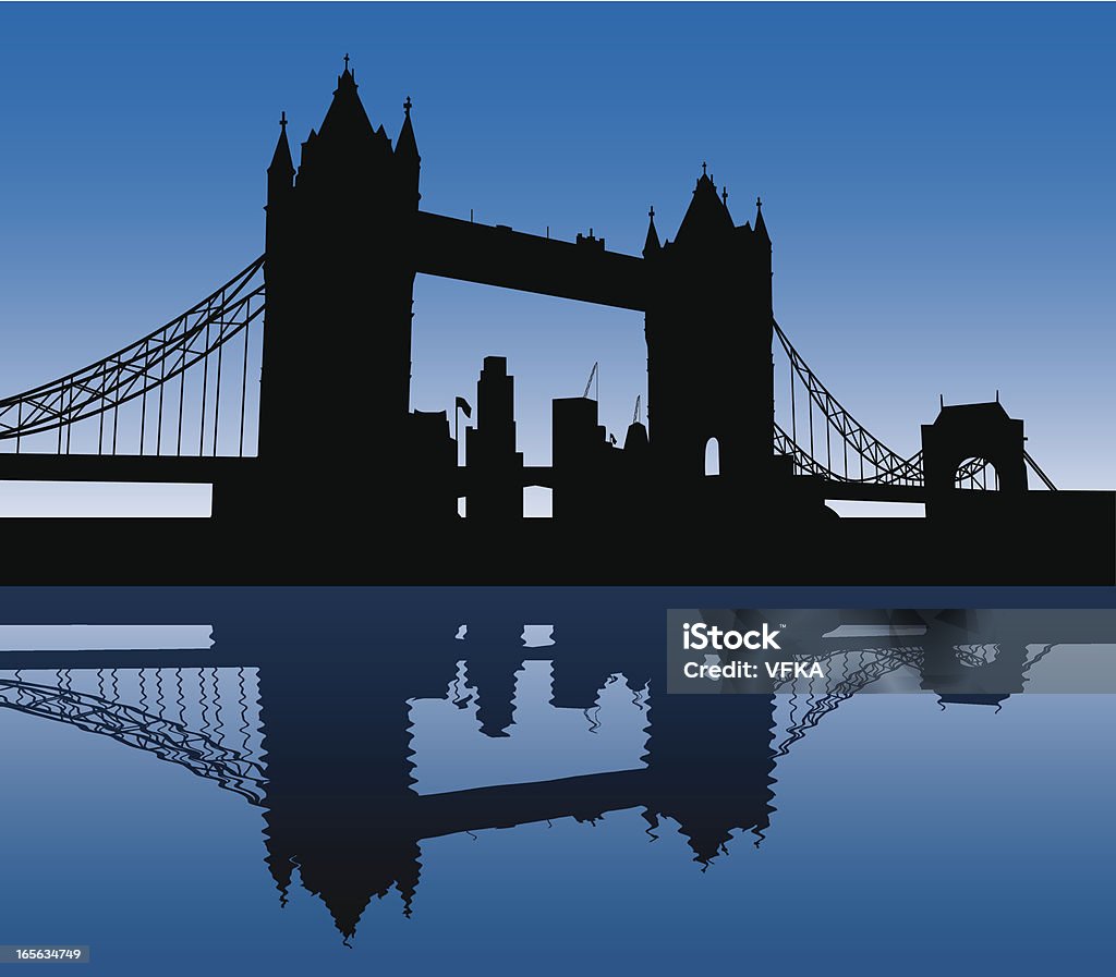 Tower Bridge - arte vectorial de Tower Bridge libre de derechos