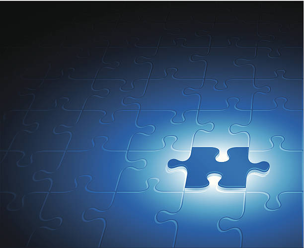 ostateczny element - jigsaw piece three dimensional three dimensional shape jigsaw puzzle stock illustrations