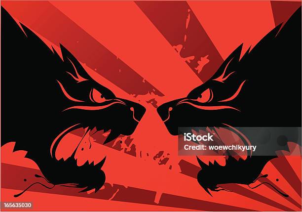 Mad Собак — стоковая векторная графика и другие изображения на тему Гнев - Гнев, Собака, Агрессия