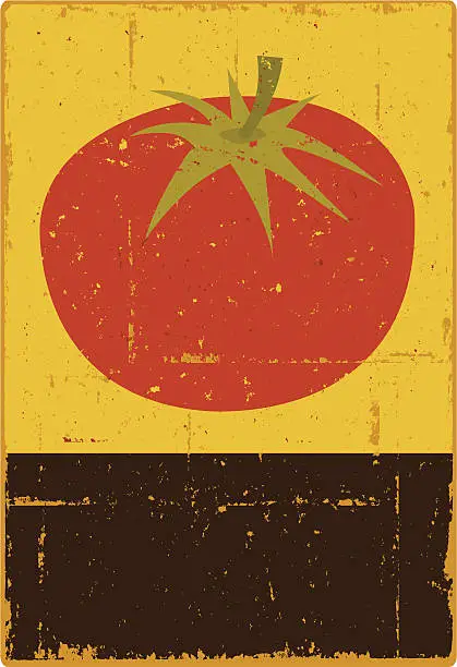 Vector illustration of Tomato Sign