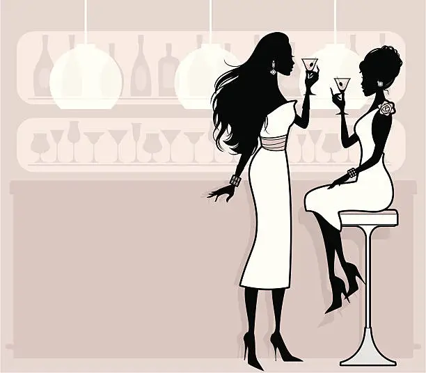 Vector illustration of Cocktail Hour