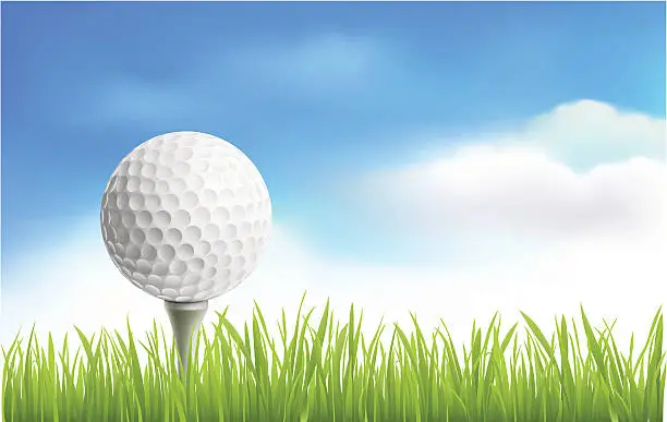 Vector illustration of Golf Ball