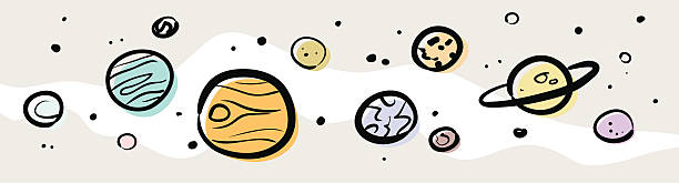 Milky Way Galaxy This is the milky way galaxy. venus planet stock illustrations