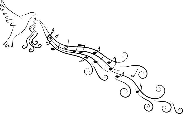 Music design element vector art illustration