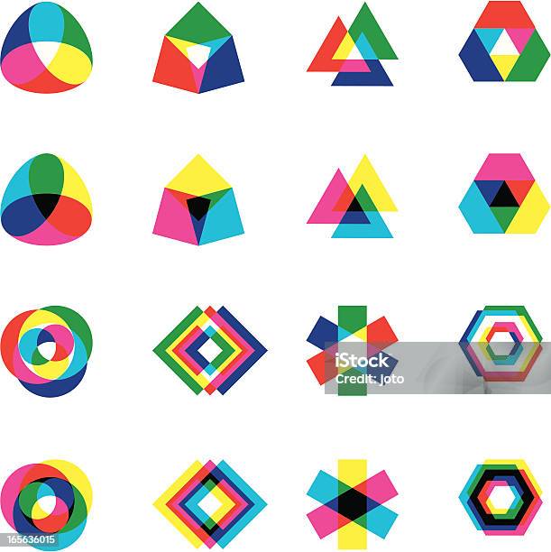 Ilustración de Cymk Vs Rgb Formas y más Vectores Libres de Derechos de Efecto de multi capa - Efecto de multi capa, Colores, Color - Tipo de imagen